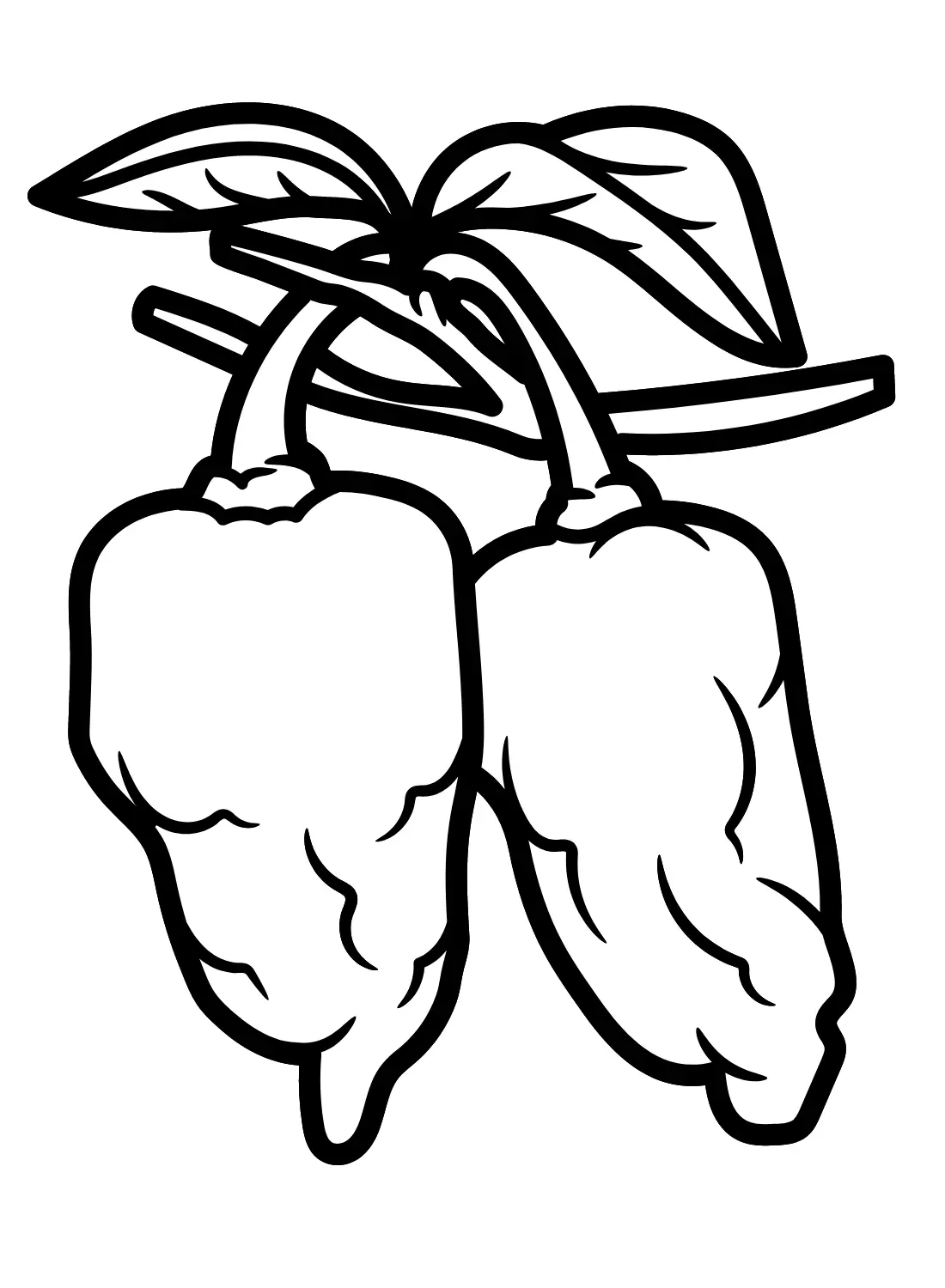 Desenhos de Pimenta Para Colorir 7