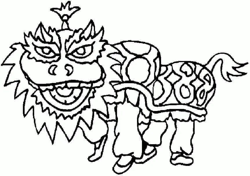 Chinese New Year Coloring Pages 1