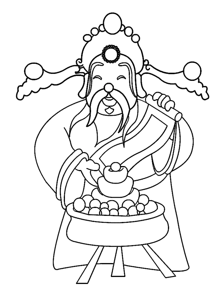 Chinese New Year Coloring Pages 11