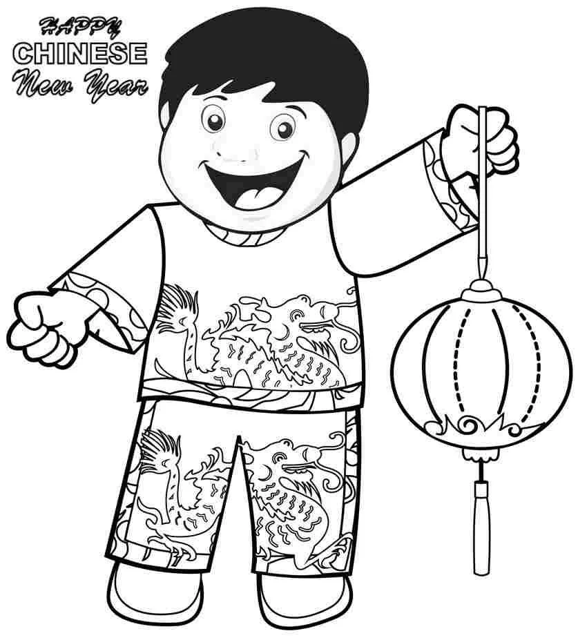 Chinese New Year Coloring Pages 12