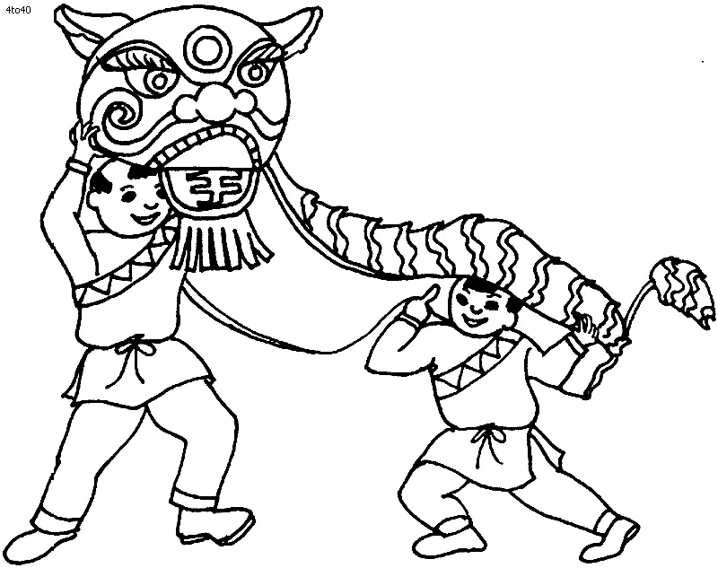 Chinese New Year Coloring Pages 18