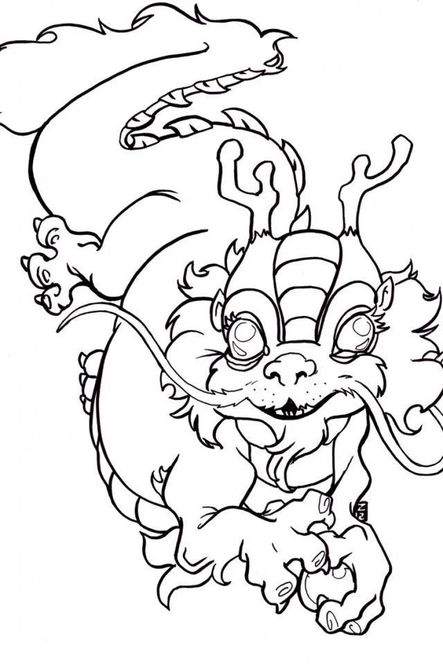 Chinese New Year Coloring Pages 19