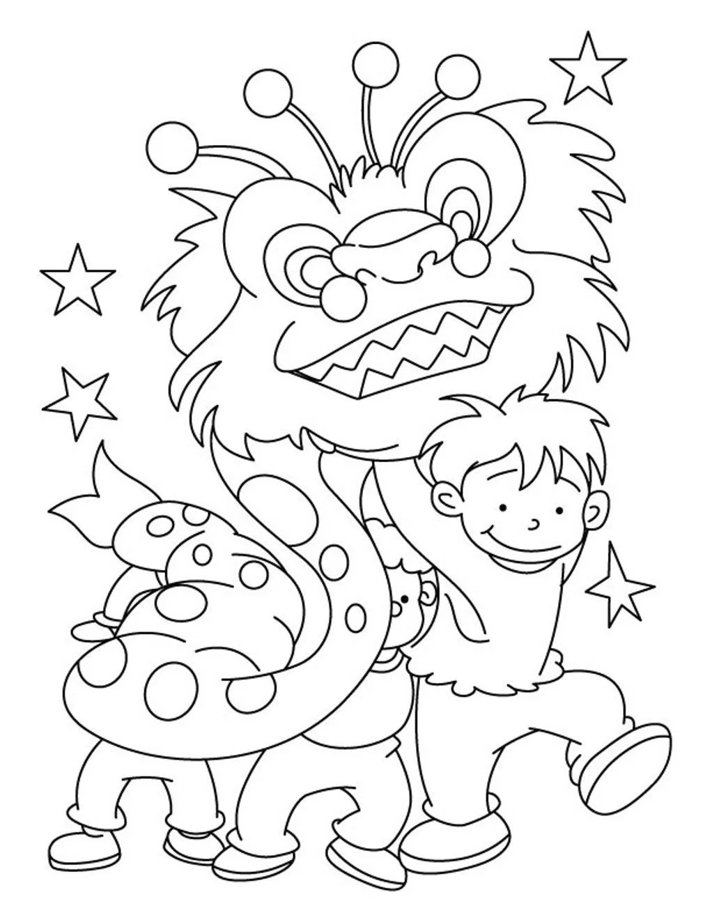 Chinese New Year Coloring Pages 23