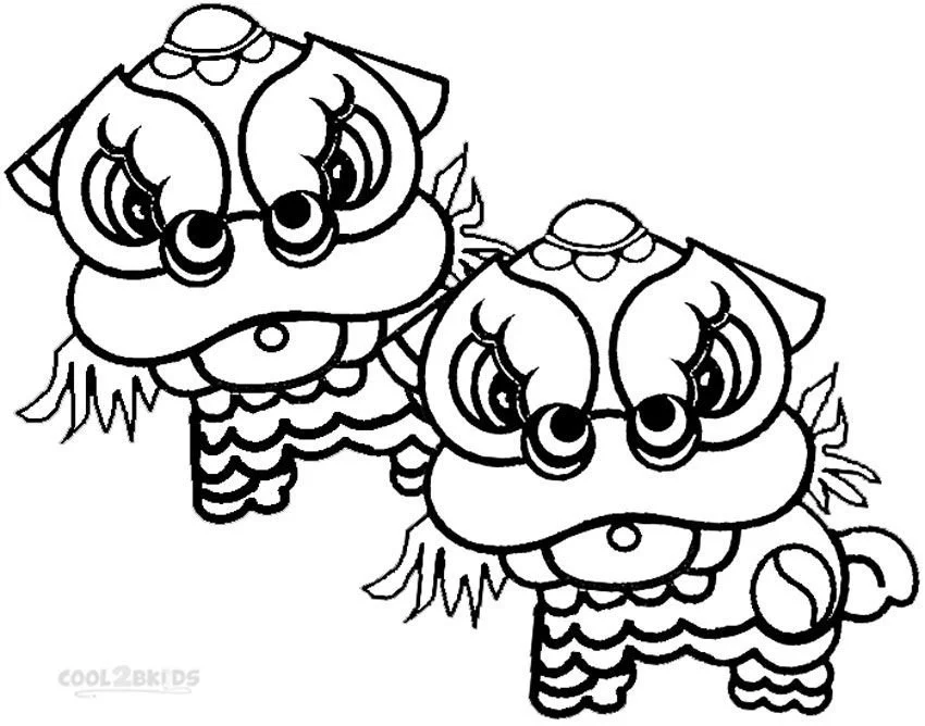 Chinese New Year Coloring Pages 28