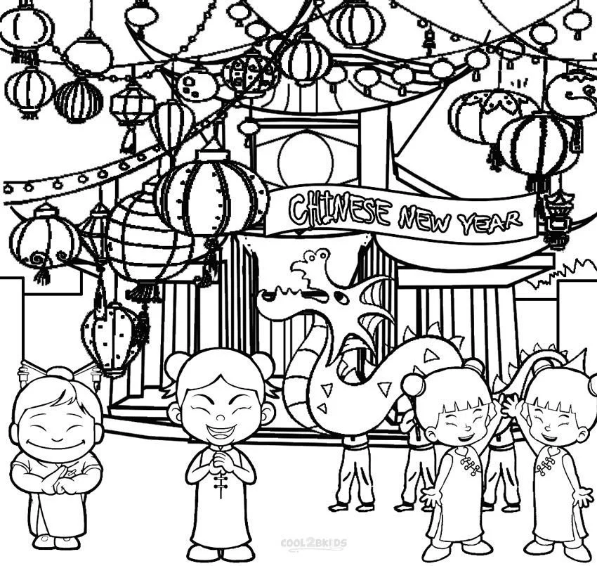 Chinese New Year Coloring Pages 39