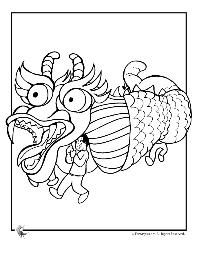 Chinese New Year Coloring Pages 6