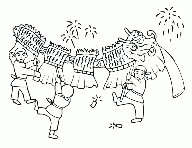 Chinese New Year Coloring Pages 9