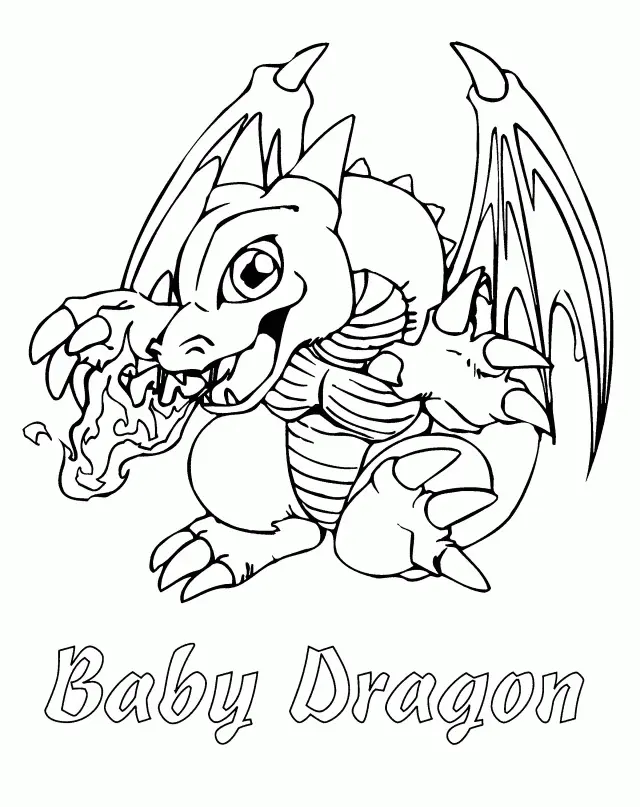 Ausmalbilder zum Chinesischen Neujahr Drache 17