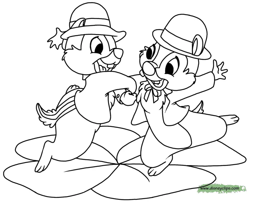 Chip und Chap – Die Ritter des Rechts Ausmalbilder 27