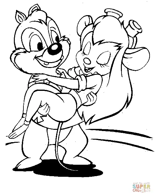 Chip und Chap – Die Ritter des Rechts Ausmalbilder 34