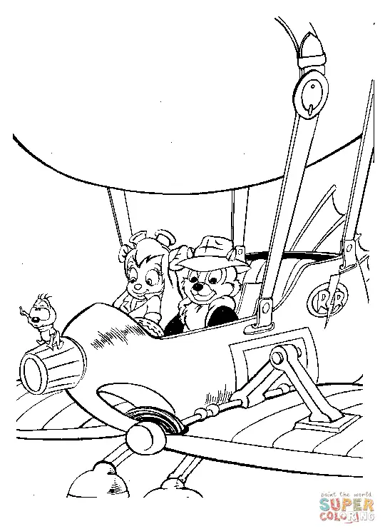 Chip und Chap – Die Ritter des Rechts Ausmalbilder 48