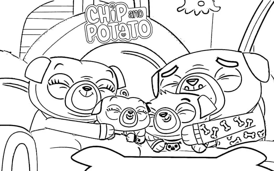 Chip and Potato Coloring Pages 13