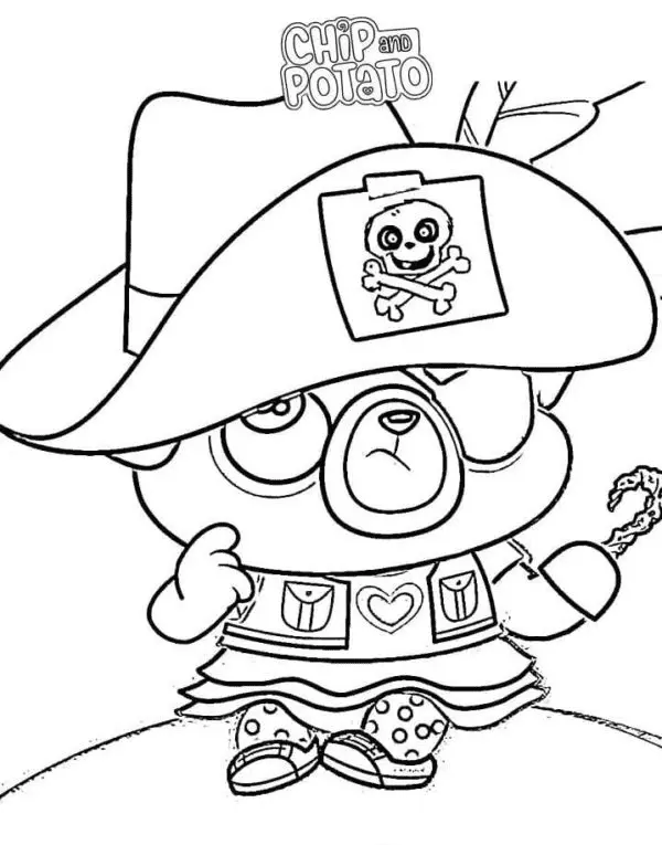 Chip and Potato Coloring Pages 39