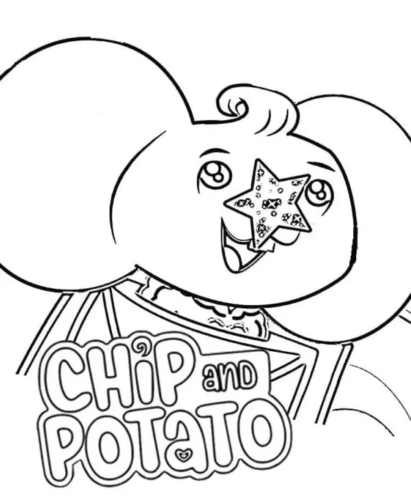 Chip and Potato Coloring Pages 43