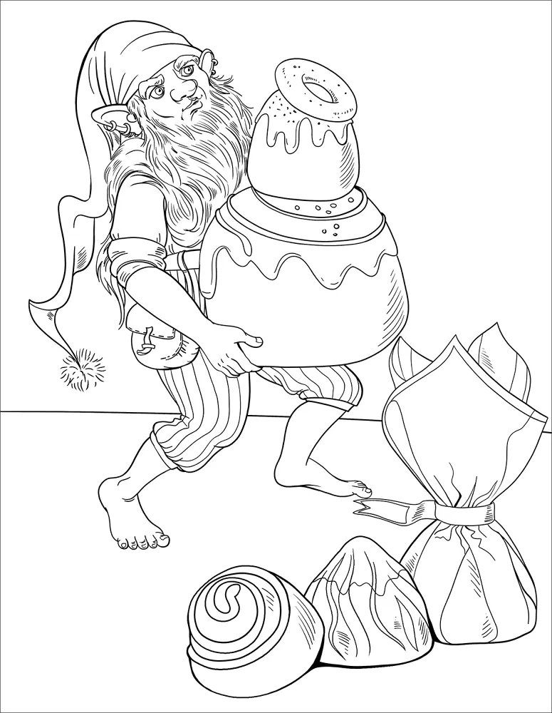 Chocolate Para Colorear 3