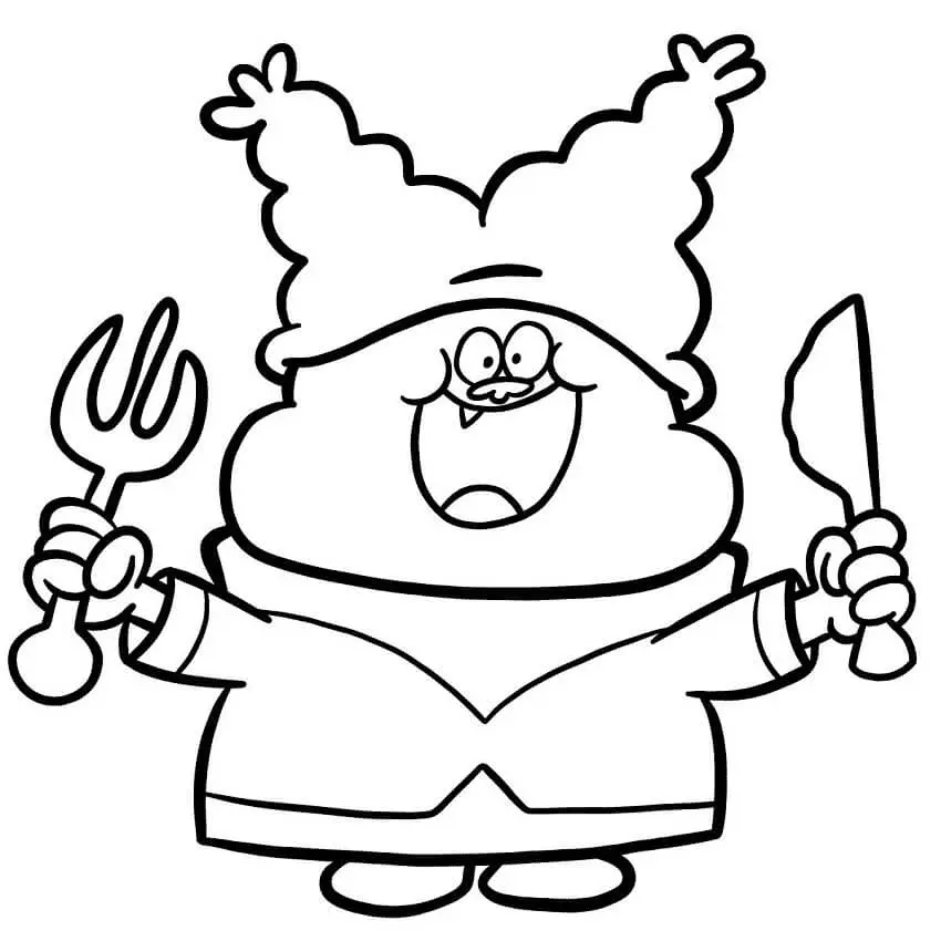 Chowder Coloring Pages 9