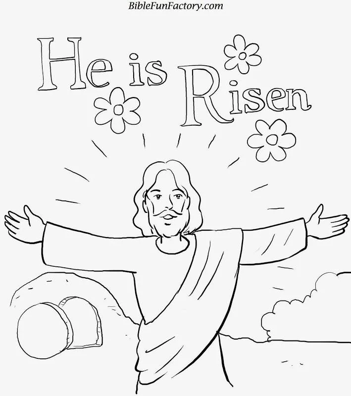 Christian Easter Coloring Pages 12