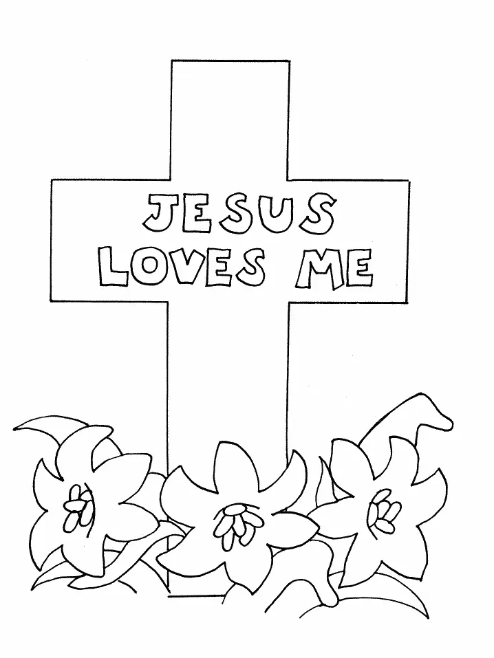 Christian Easter Coloring Pages 17