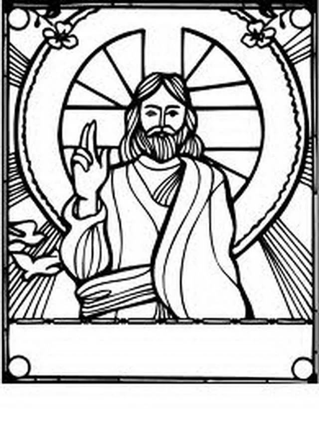 Christian Easter Coloring Pages 19