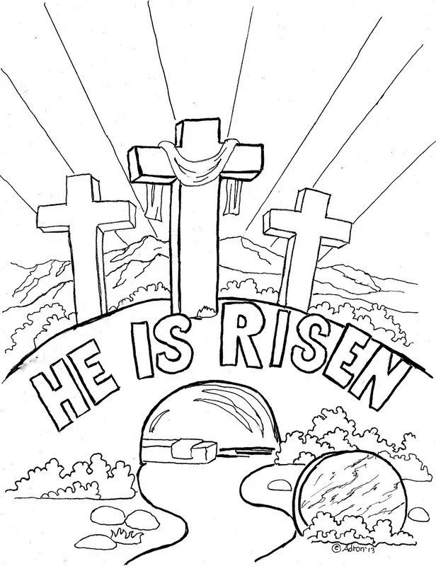 Christian Easter Coloring Pages 25