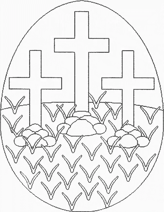 Christian Easter Coloring Pages 6
