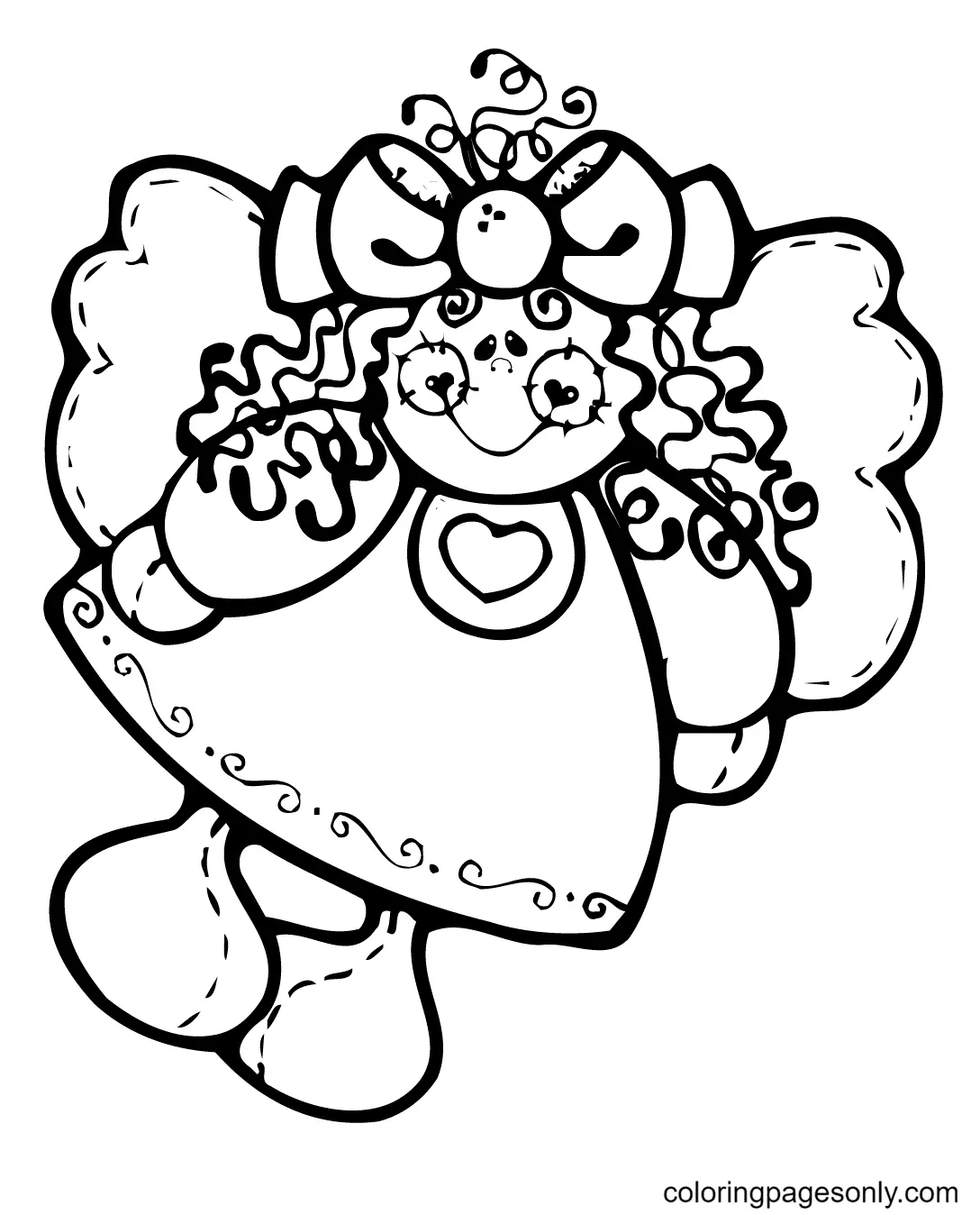 angeles De Navidad Para Colorear 40