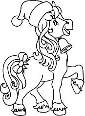Christmas Animals Coloring Pages 17