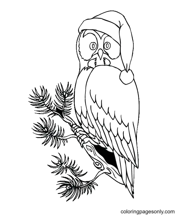 Christmas Animals Coloring Pages 28
