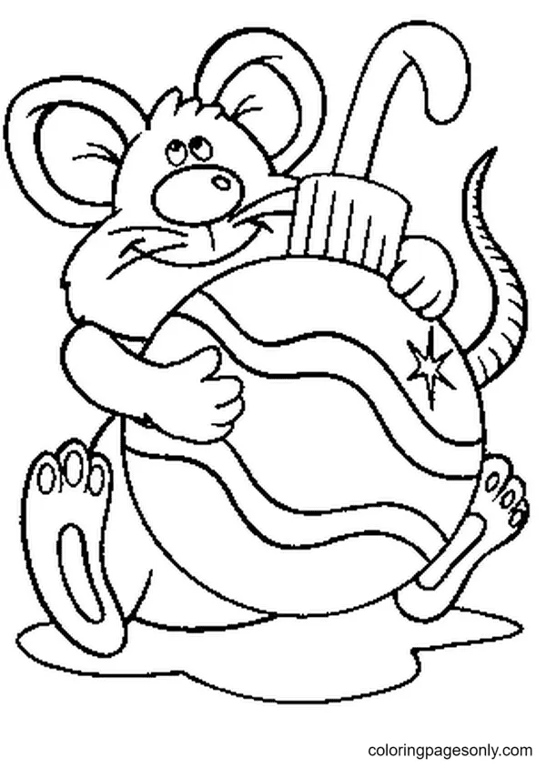 Christmas Animals Coloring Pages 3