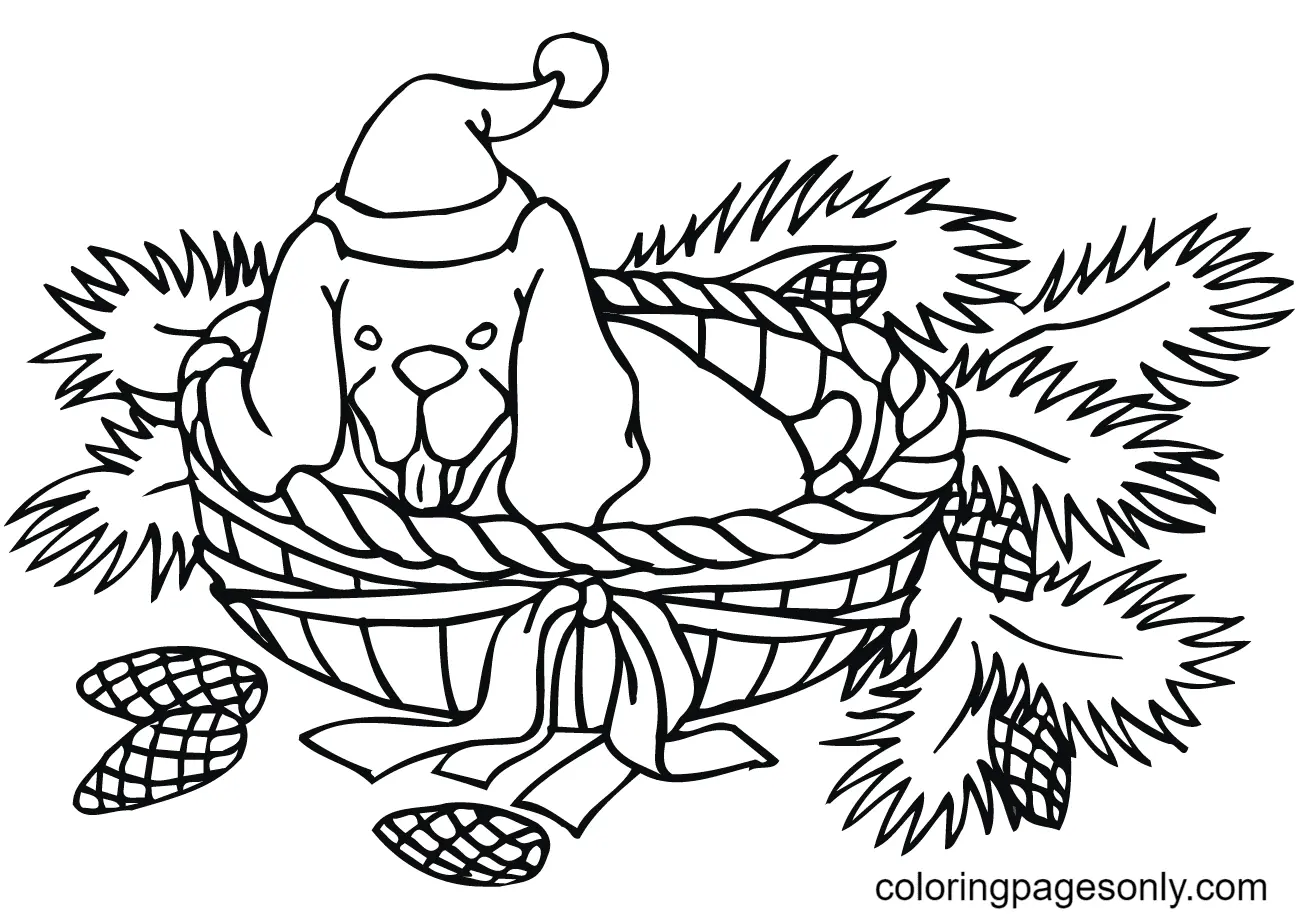 Christmas Animals Coloring Pages 39