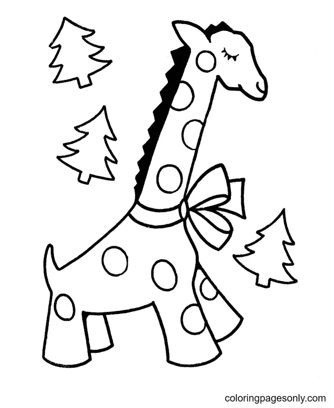 Christmas Animals Coloring Pages 45