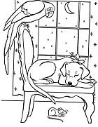 Christmas Animals Coloring Pages 7