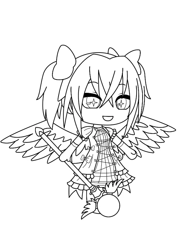 Anime Navidad Para Colorear