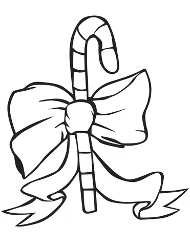Christmas Candy Cane Coloring Pages 11