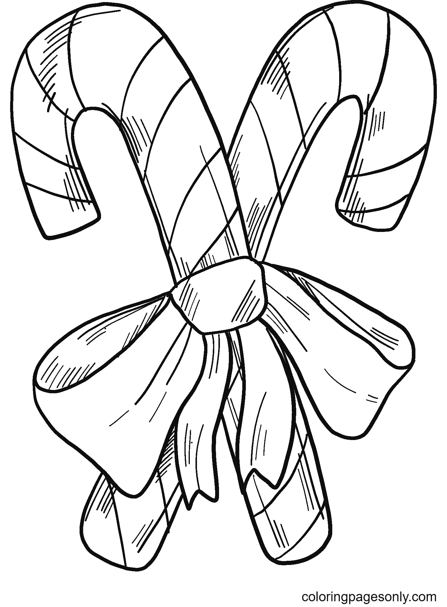 Christmas Candy Cane Coloring Pages 22