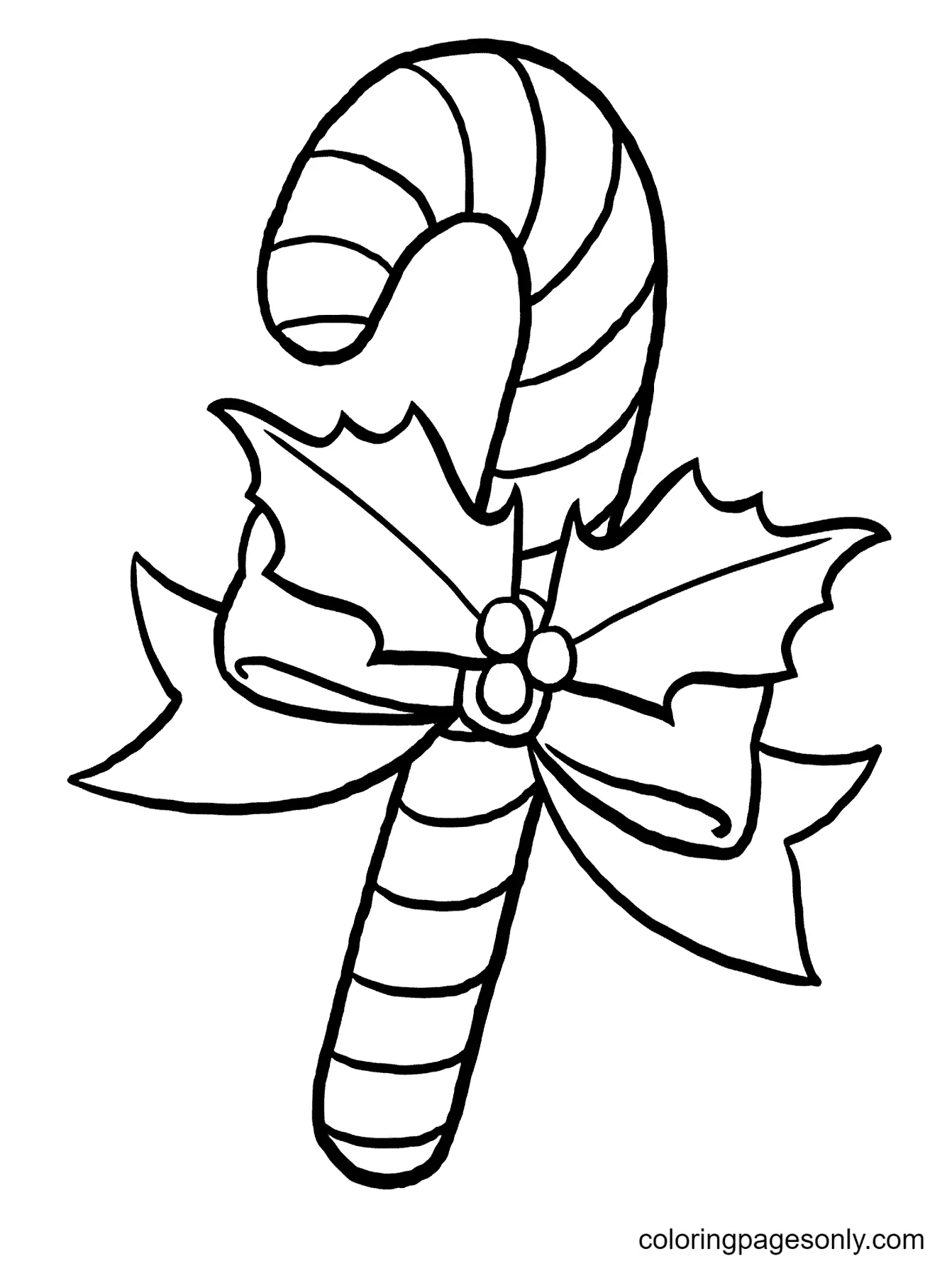 Christmas Candy Cane Coloring Pages 28