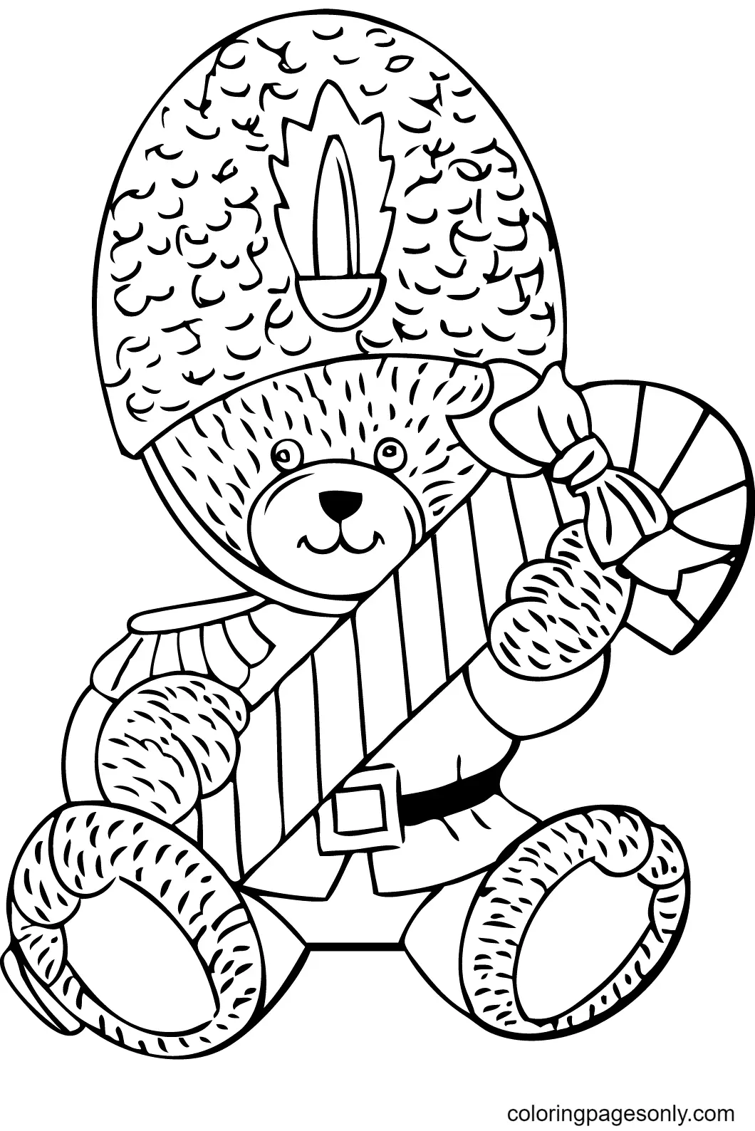 Christmas Candy Cane Coloring Pages 43