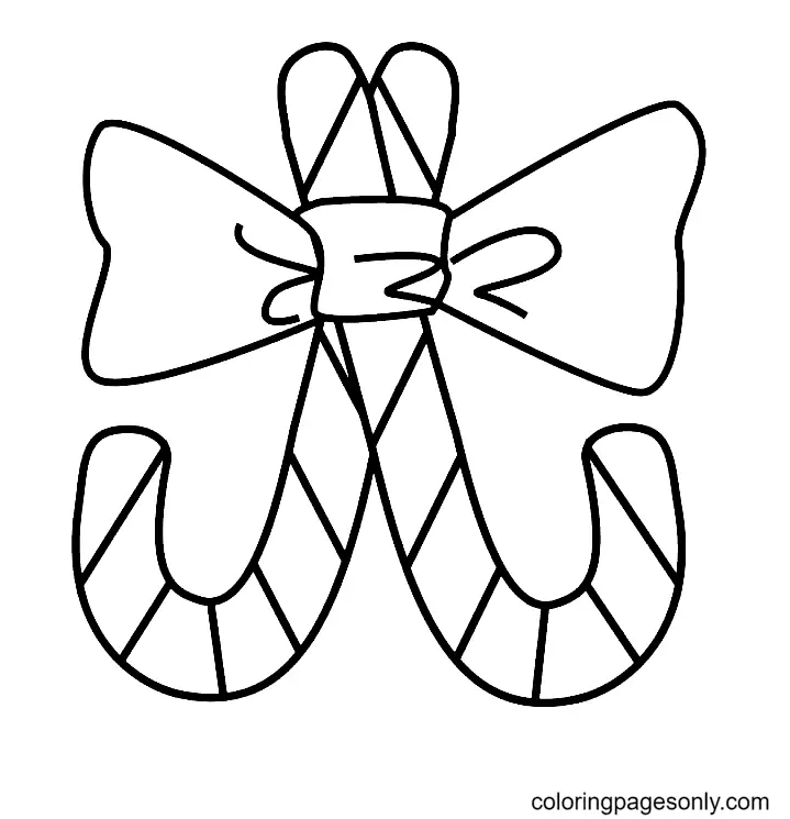 Christmas Candy Cane Coloring Pages 47