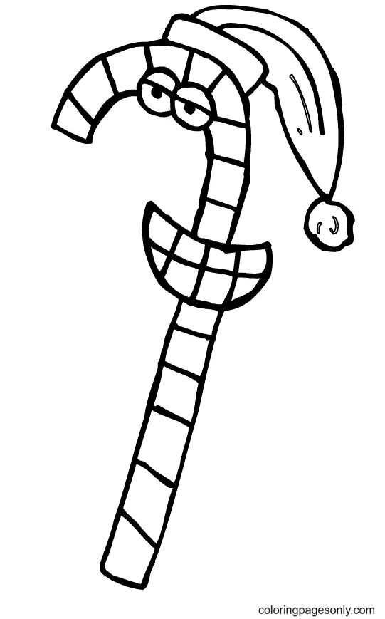 Christmas Candy Cane Coloring Pages 56