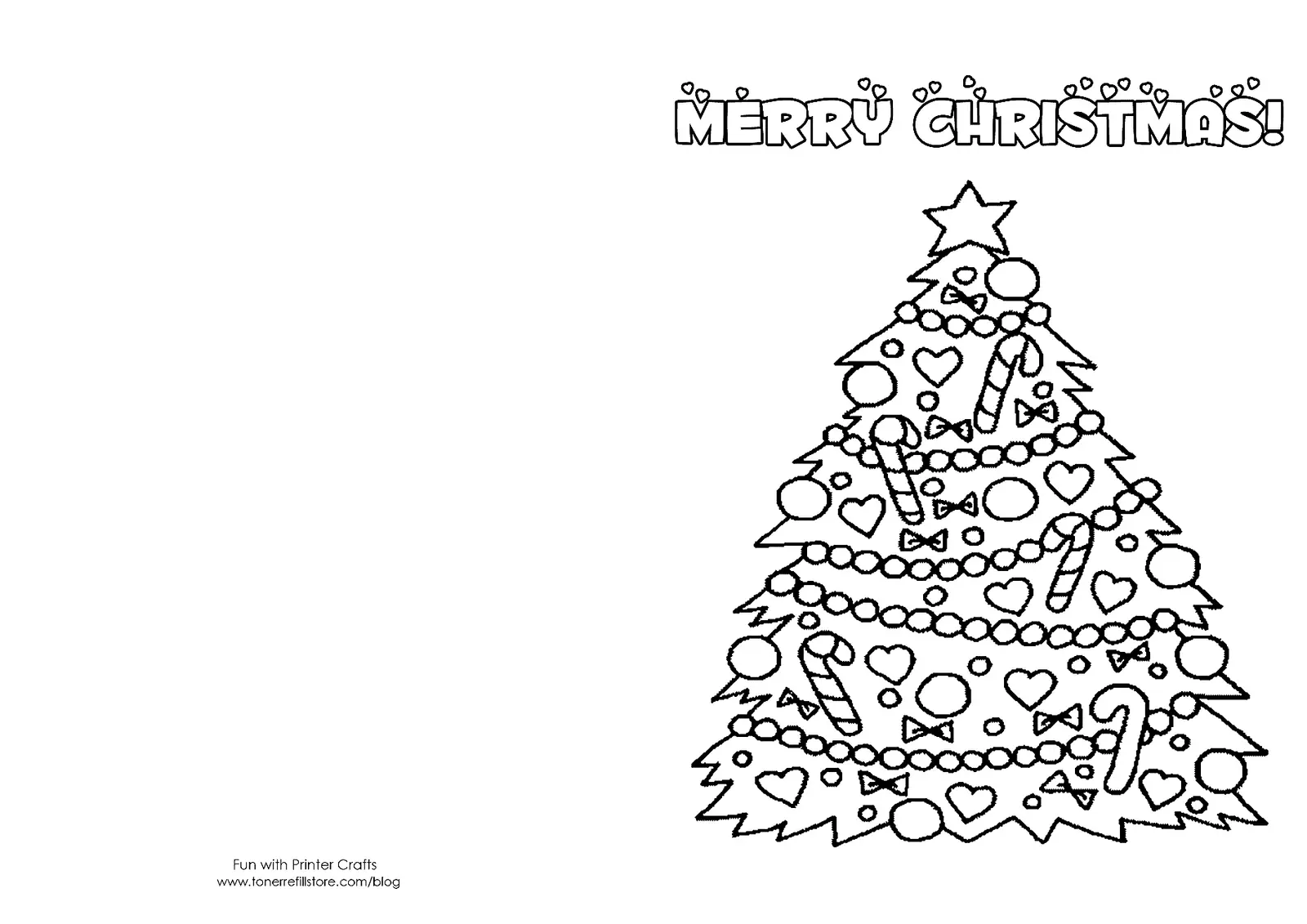 Christmas Cards Coloring Pages 15