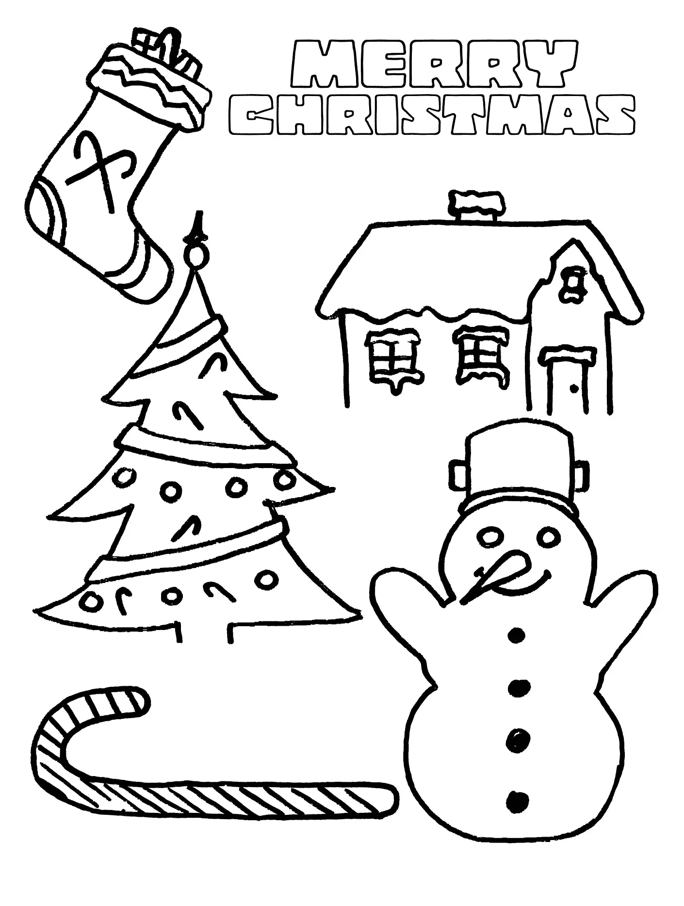 Christmas Cards Coloring Pages 25