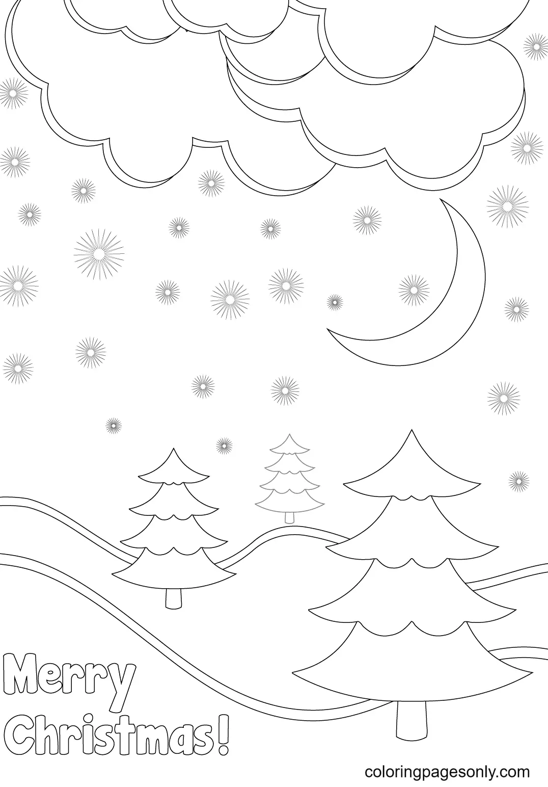 Christmas Cards Coloring Pages 27