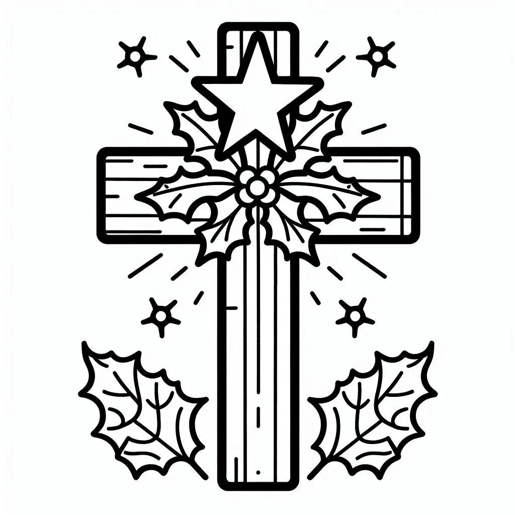 Natal Cristao para Colorear 26