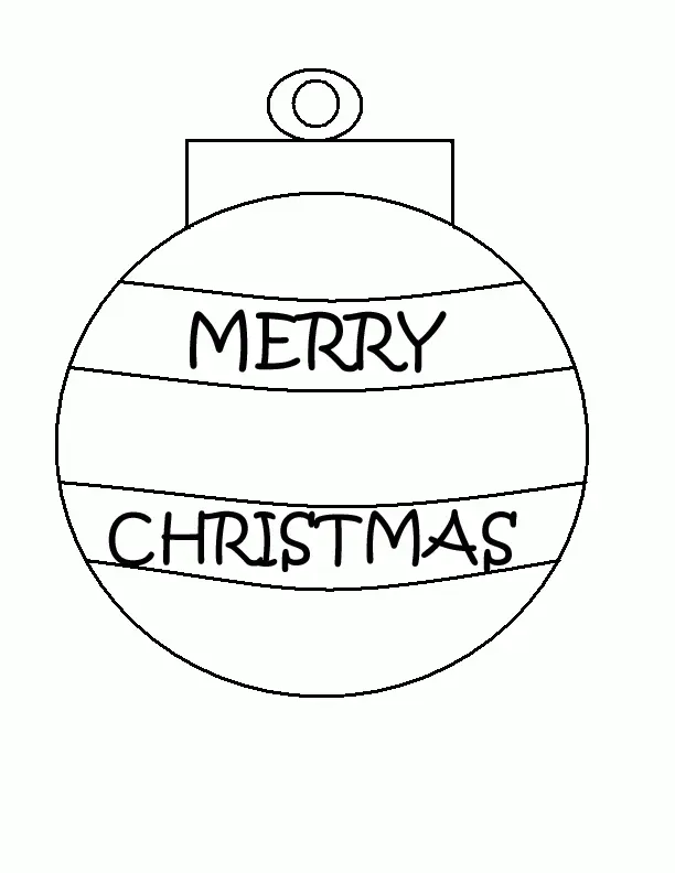 Christmas Decorations Coloring Pages 10