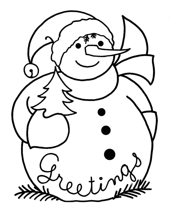 Christmas Decorations Coloring Pages 19