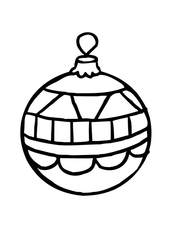 Christmas Decorations Coloring Pages 2