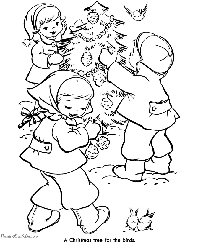 Christmas Decorations Coloring Pages 20