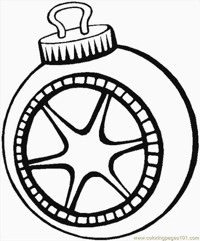 Christmas Decorations Coloring Pages 23