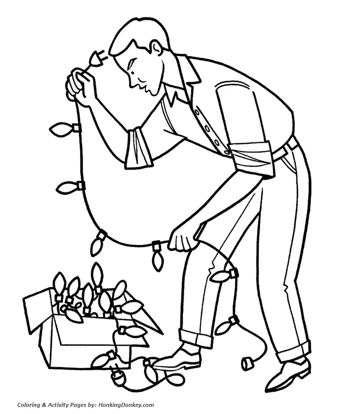 Christmas Decorations Coloring Pages 26