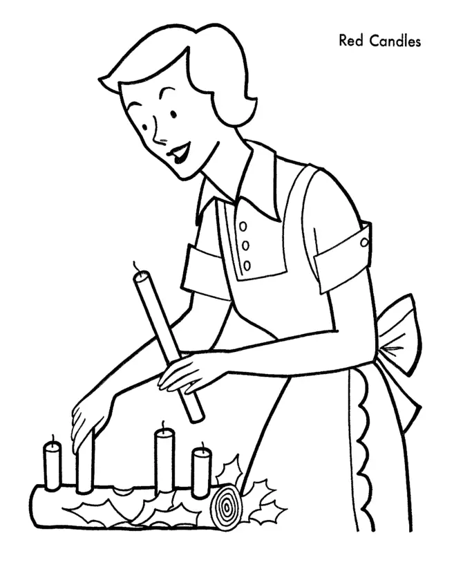 Christmas Decorations Coloring Pages 30